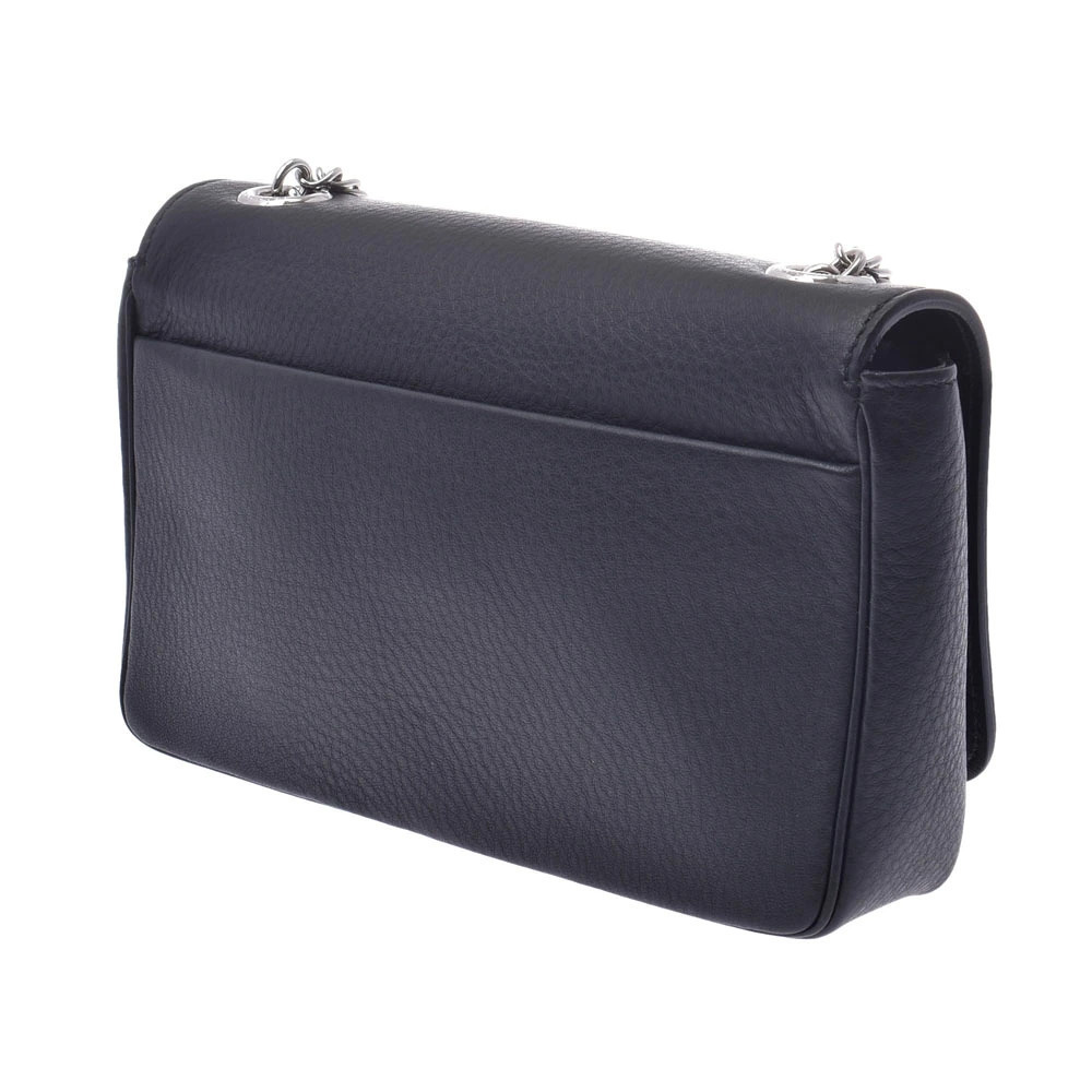 Balenciaga Shoulder Leather Chain Bag Wallet Black
